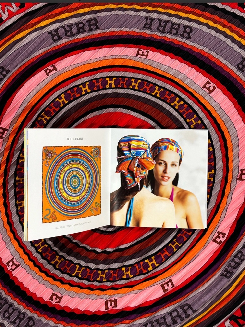 HERMÈS TOHU BOHU PLISSÉ 90